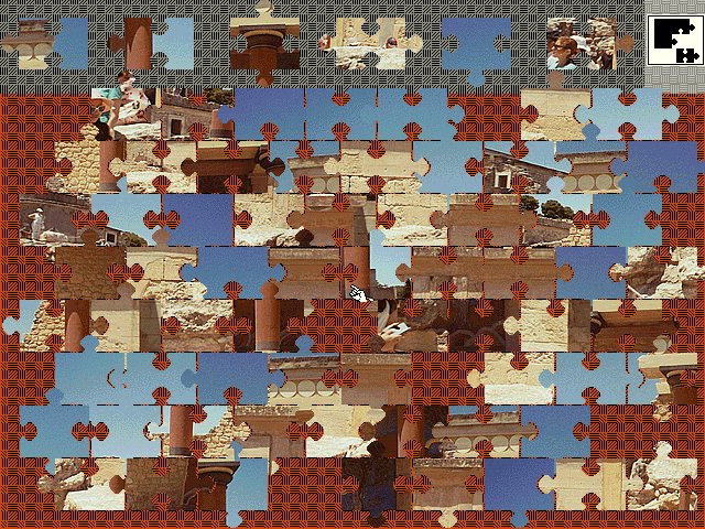 Falcon Jigsaw Puzzle [Falcon030] atari screenshot